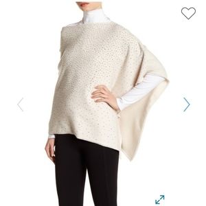 Neiman Marcus Embellished Rhinestone Poncho